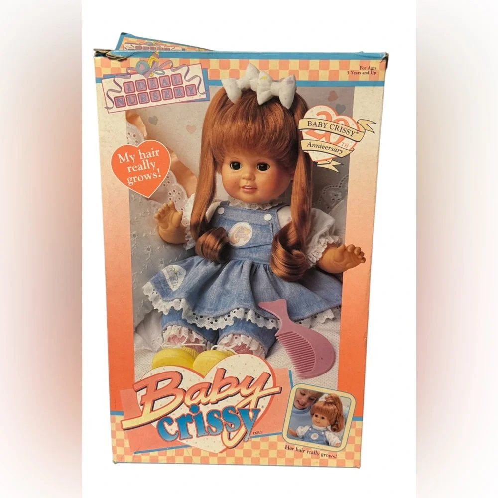 Vintage 1989 Baby Chrissy 20th Anniversary Ideal Nursery In Box
